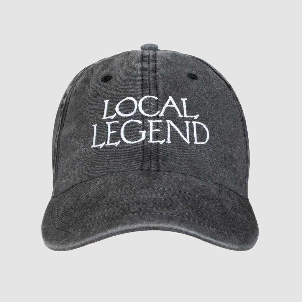 Local Legend Strapback Cap Washed Grey