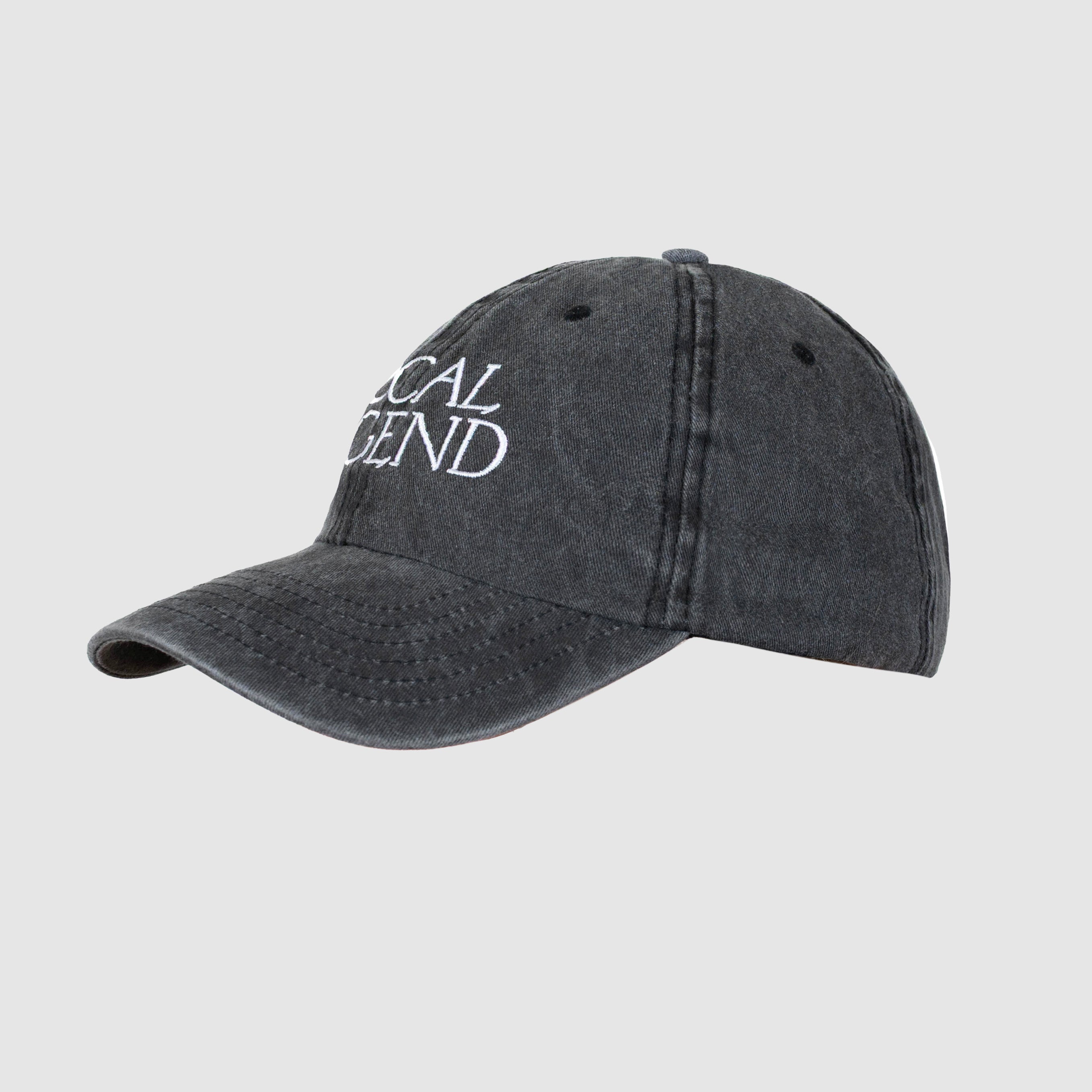 Local Legend Strapback Cap Washed Grey