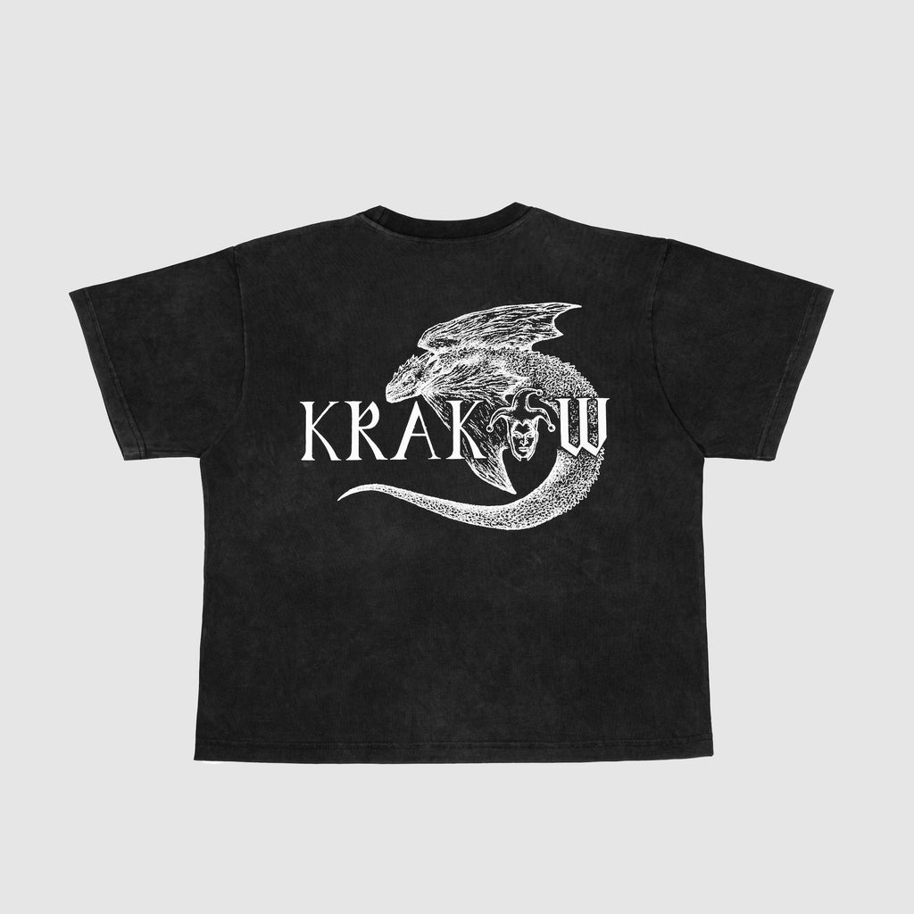 Wawel Dragon Tee Washed Black