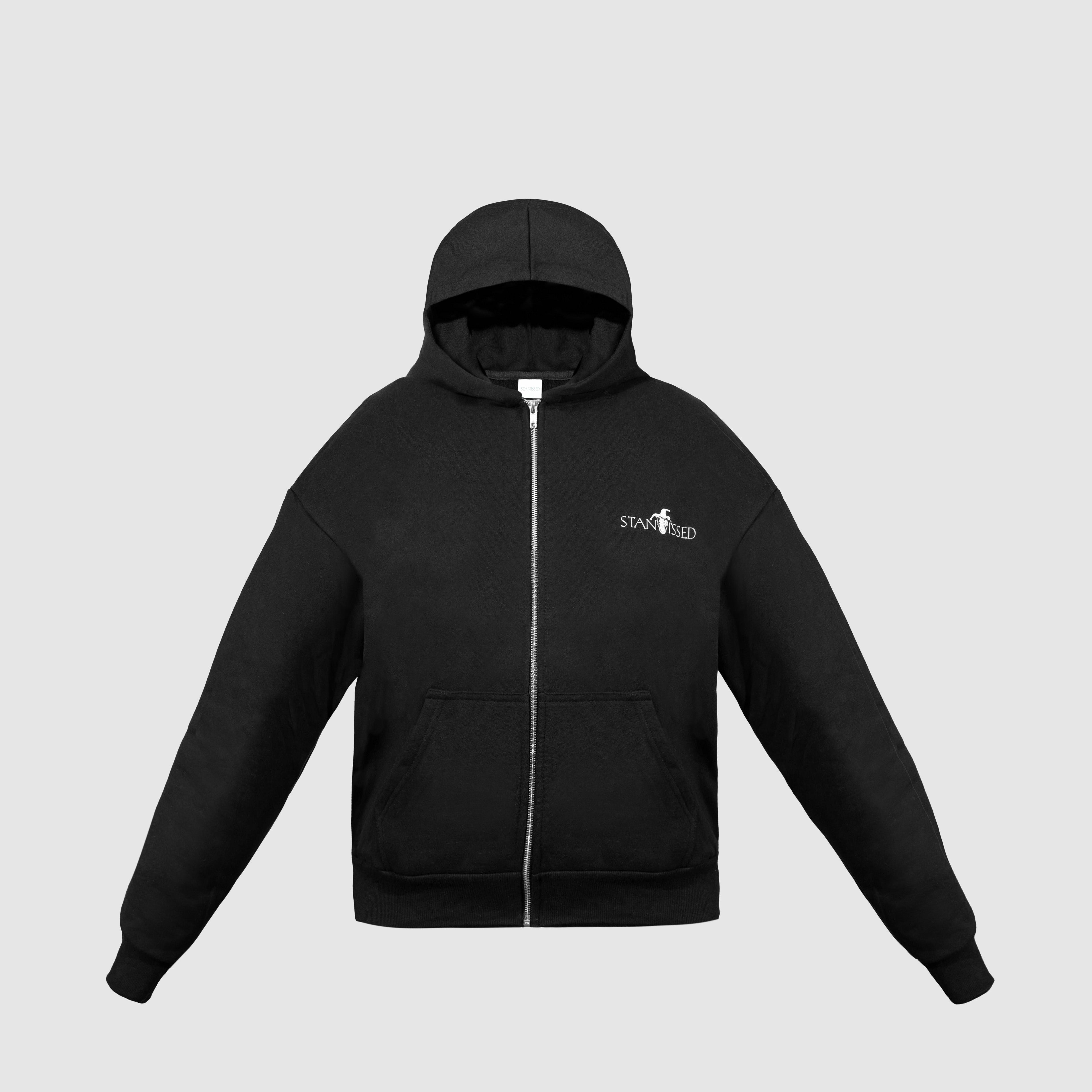 Stanissed Zip Hoodie Black