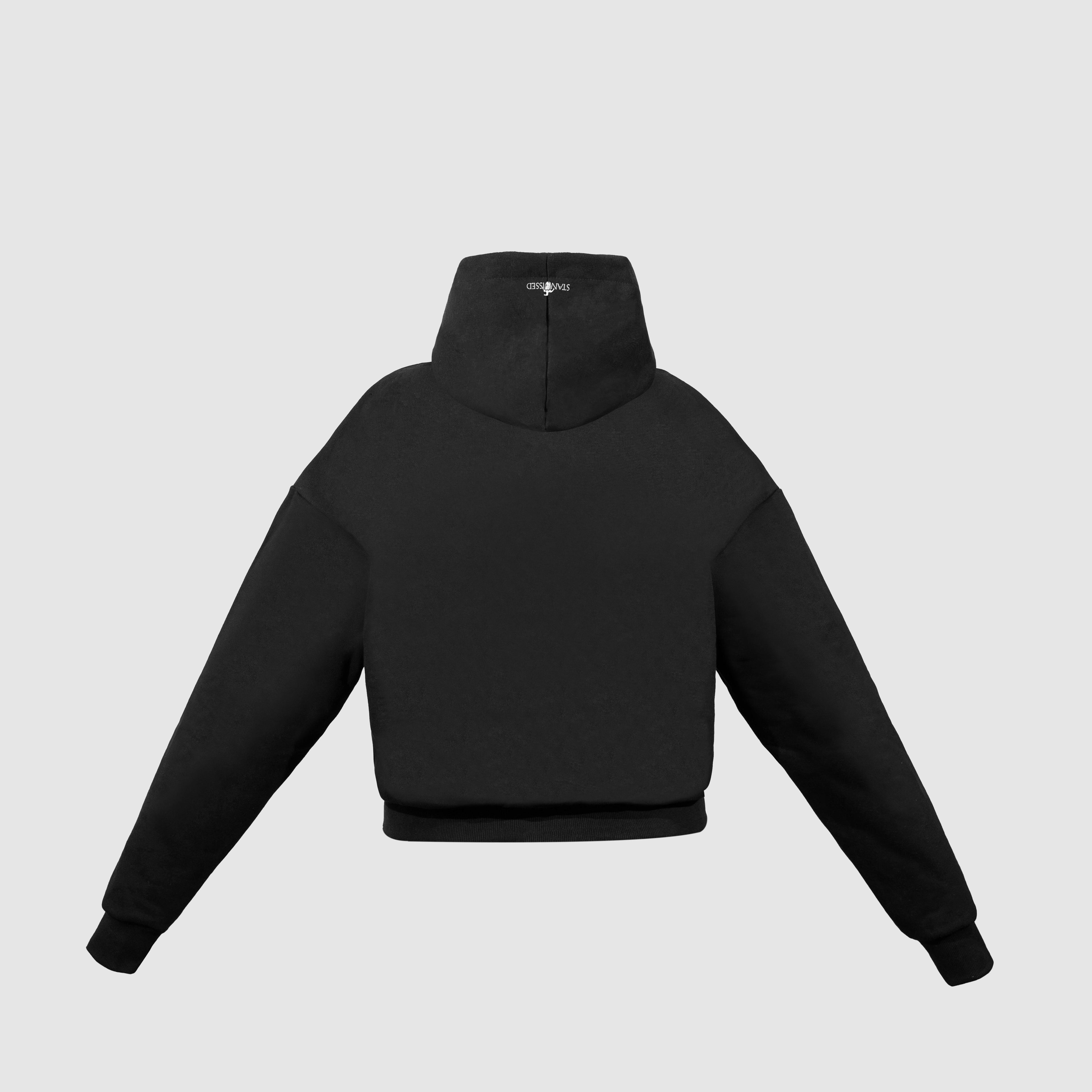 Krakow Zip Hoodie  Black