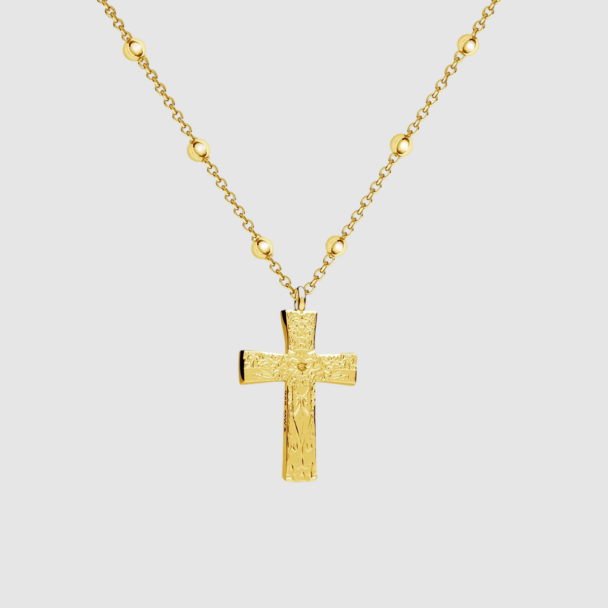 Crossed Small Pendant Gold – Stanissed