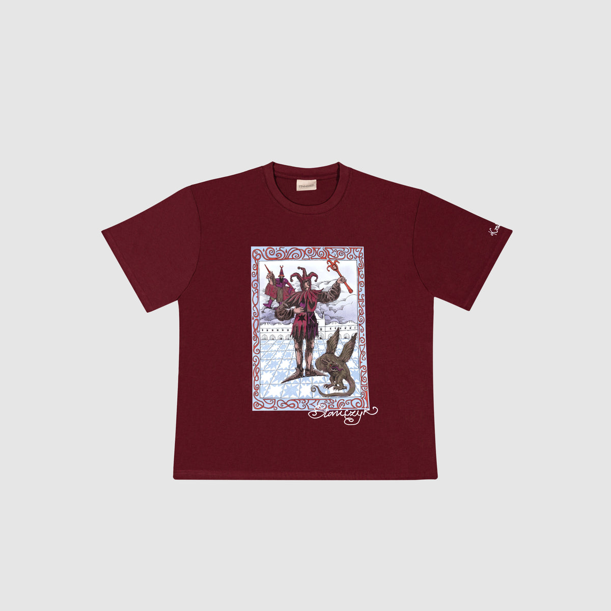 Jester's Trio Tee Burgundy