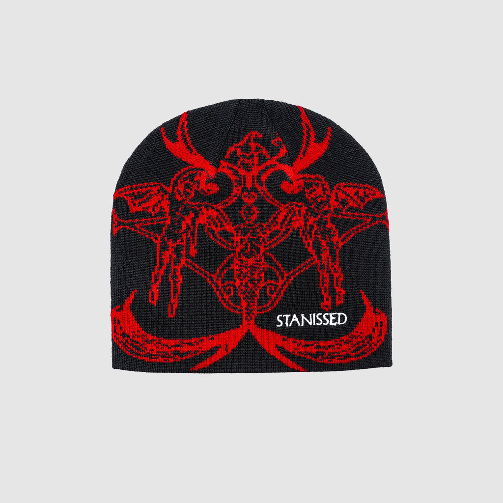 Legends Beanie Black & Burgundy
