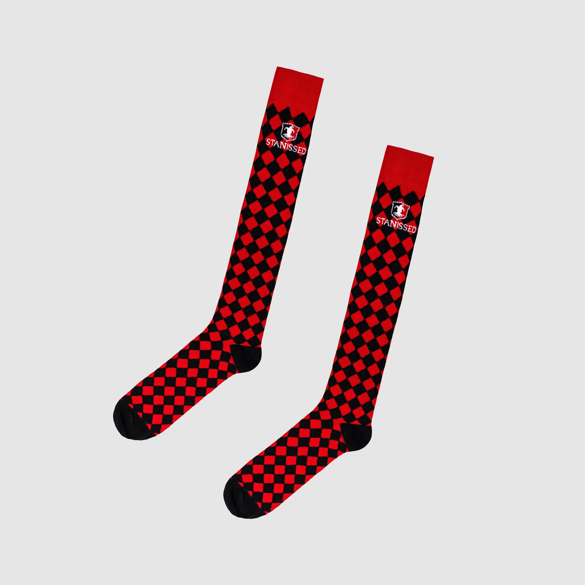 Checkered Knee High Socks