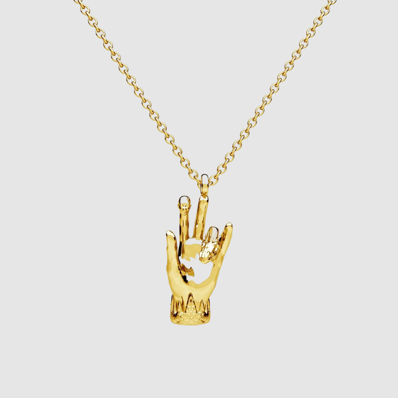 The Hand Of Legends Pendant Gold