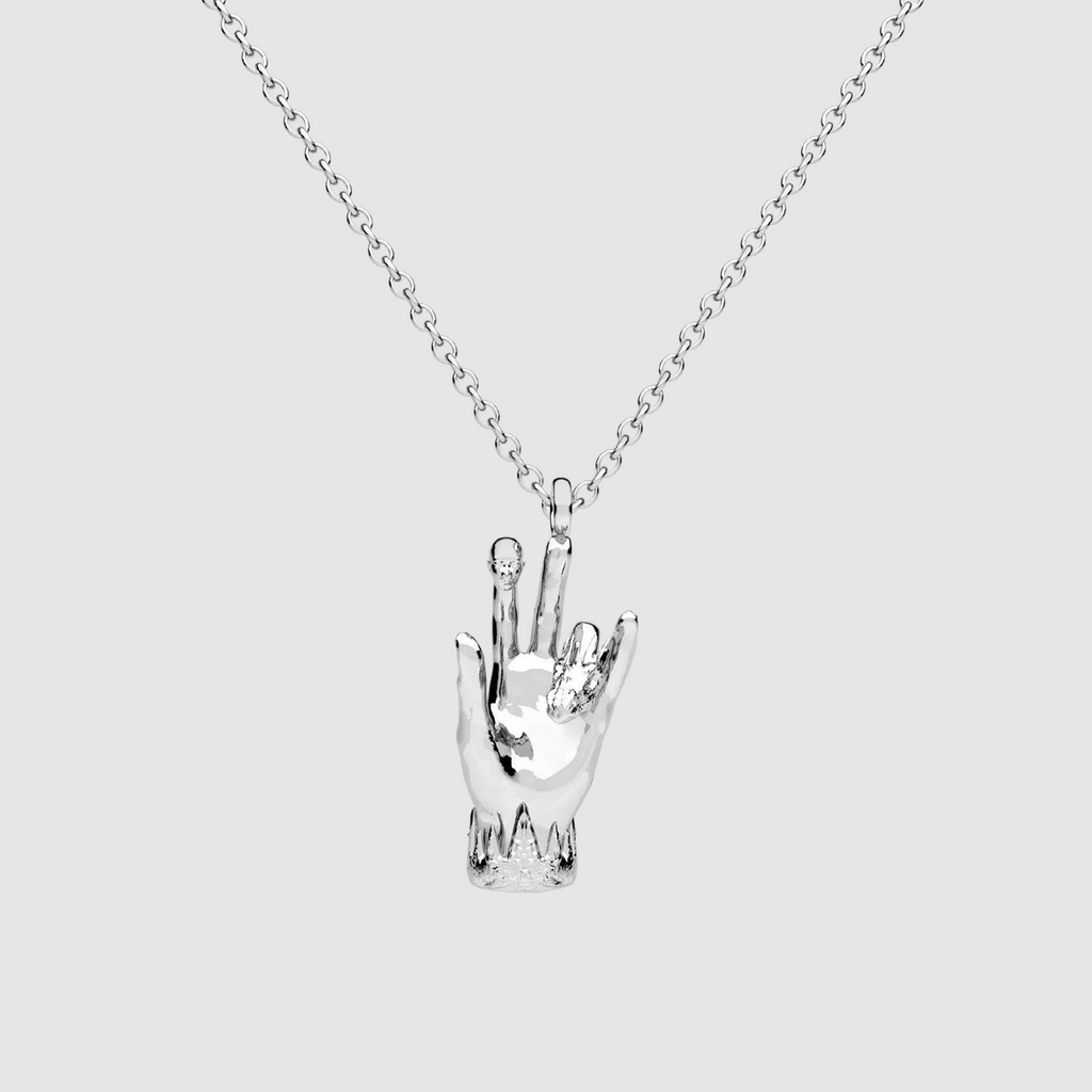 The Hand Of Legends Pendant Silver