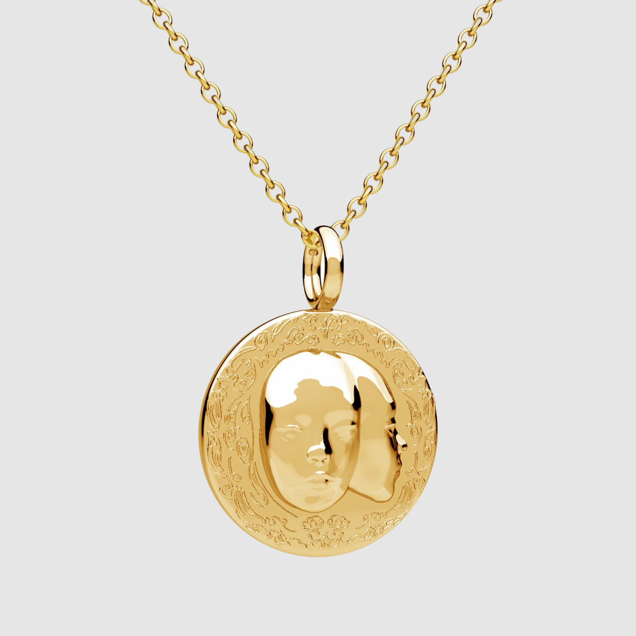 Gemini Pendant Gold