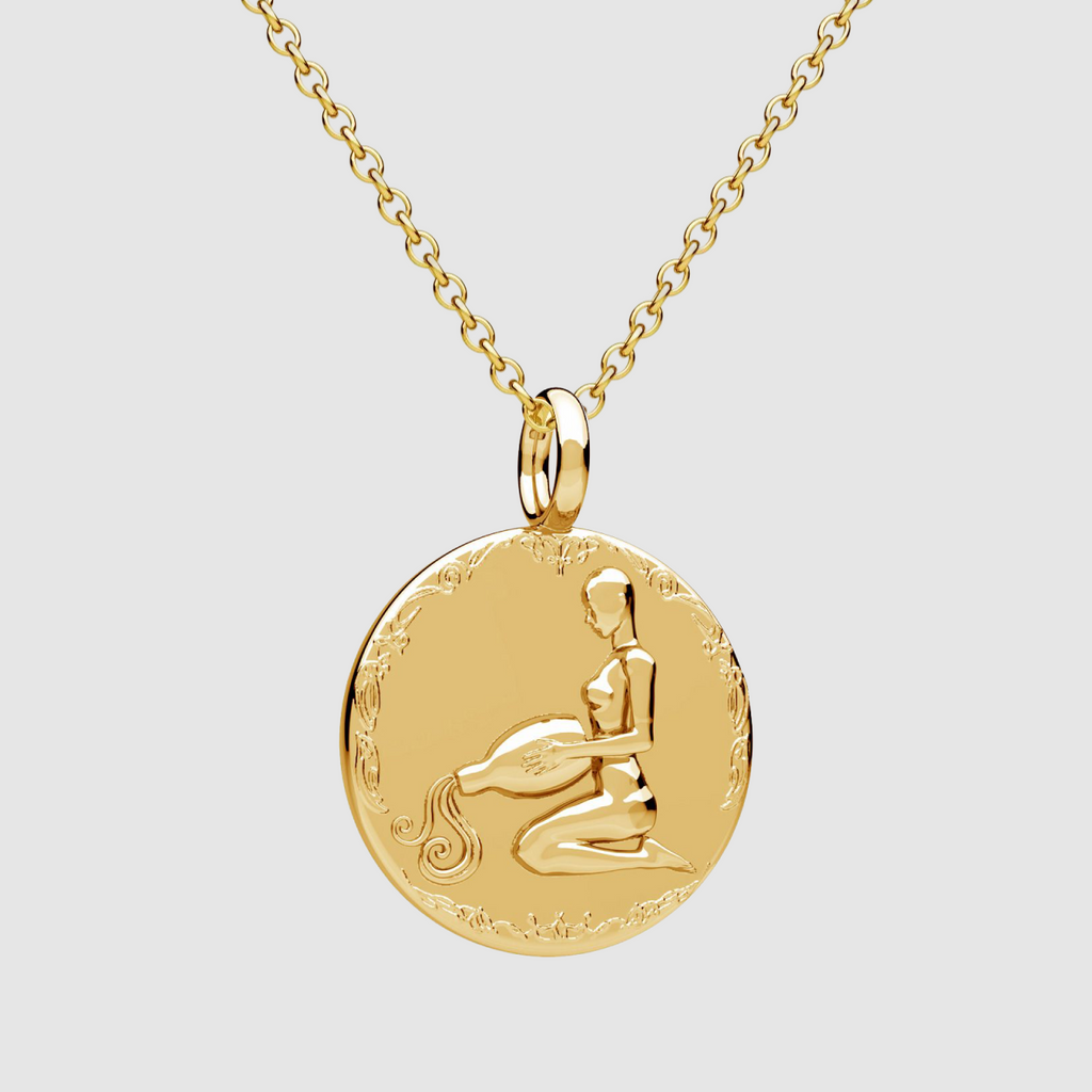 Aquarius Pendant Gold