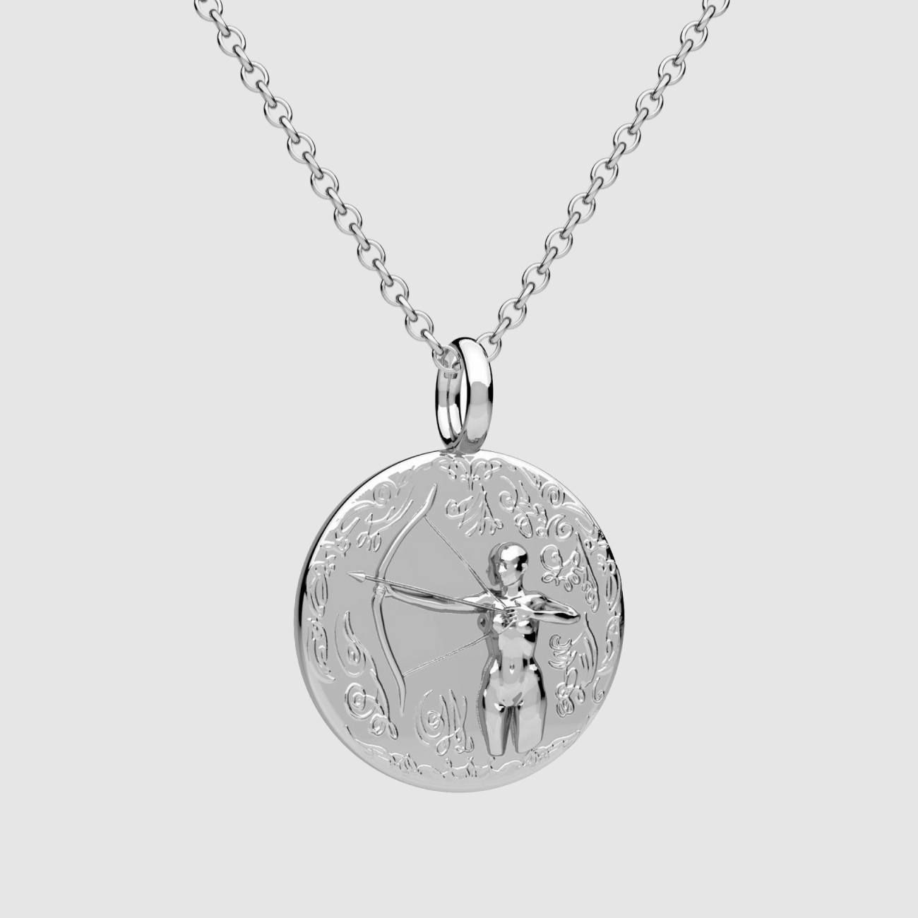 Sagittarius Pendant Silver