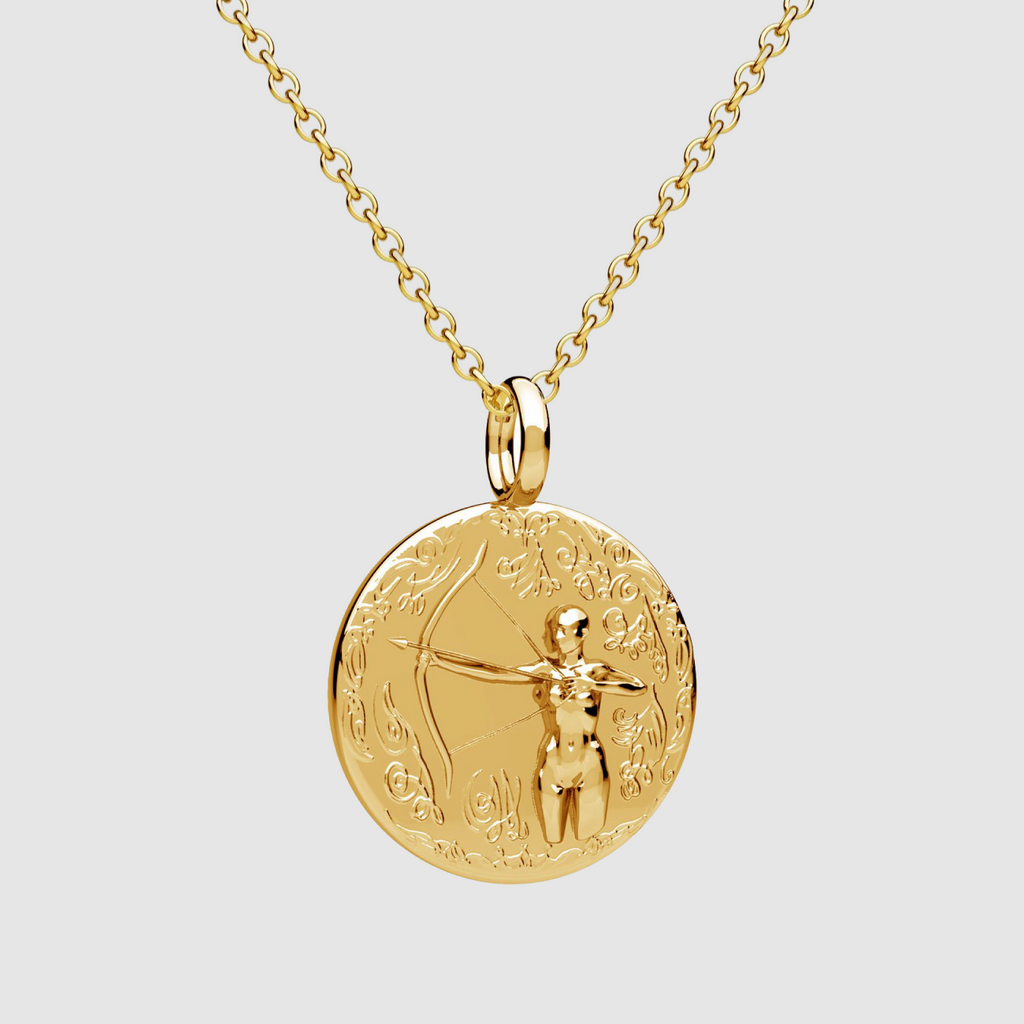Sagittarius Pendant Gold