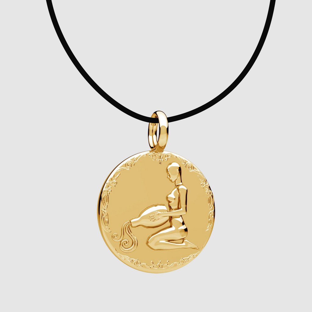 Aquarius Pendant Gold