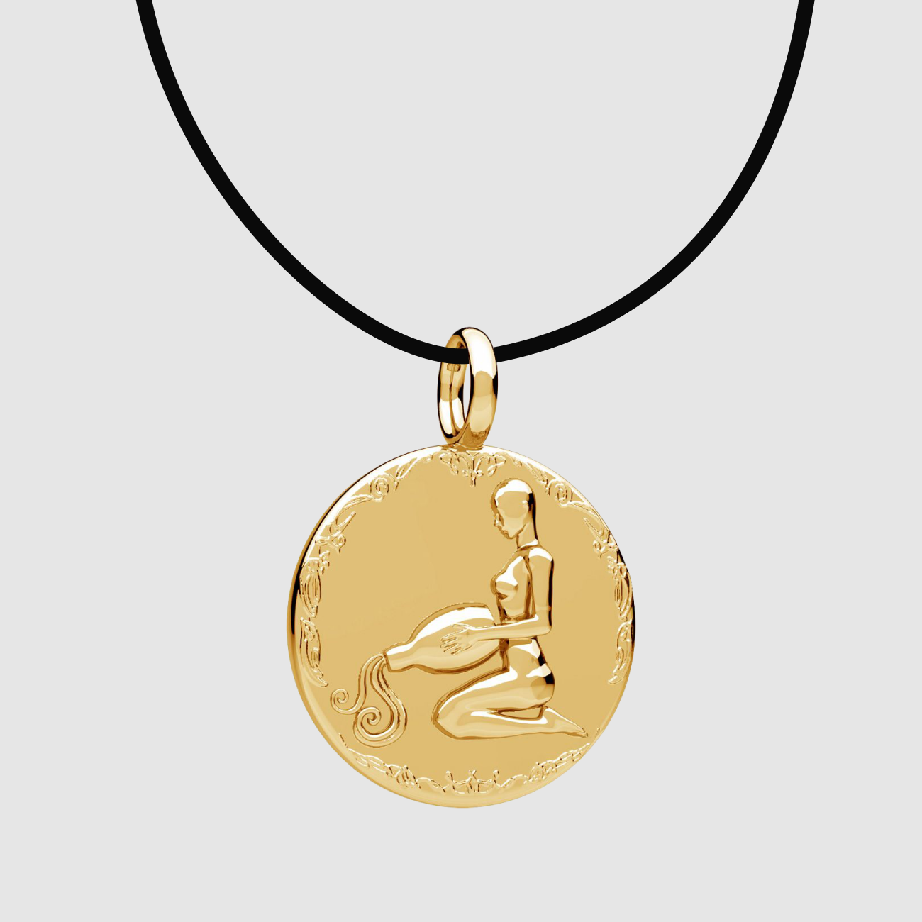 Aquarius Pendant Gold