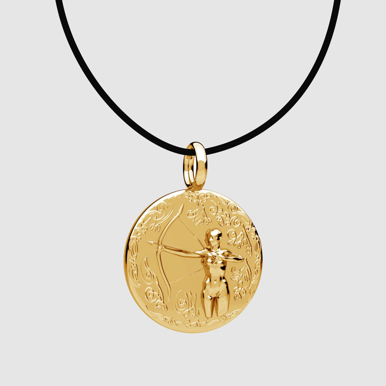 Sagittarius Pendant Gold