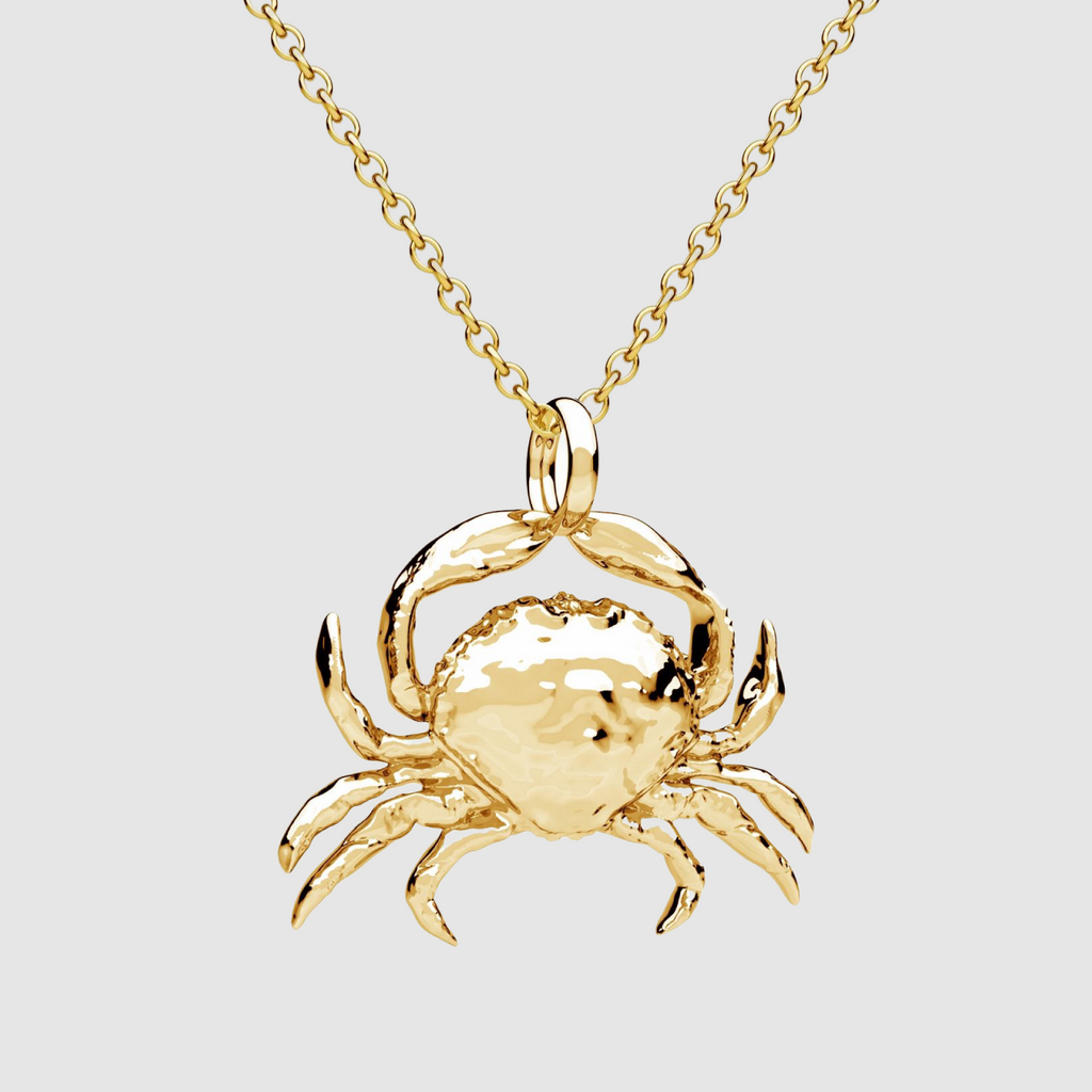 Cancer Pendant Gold