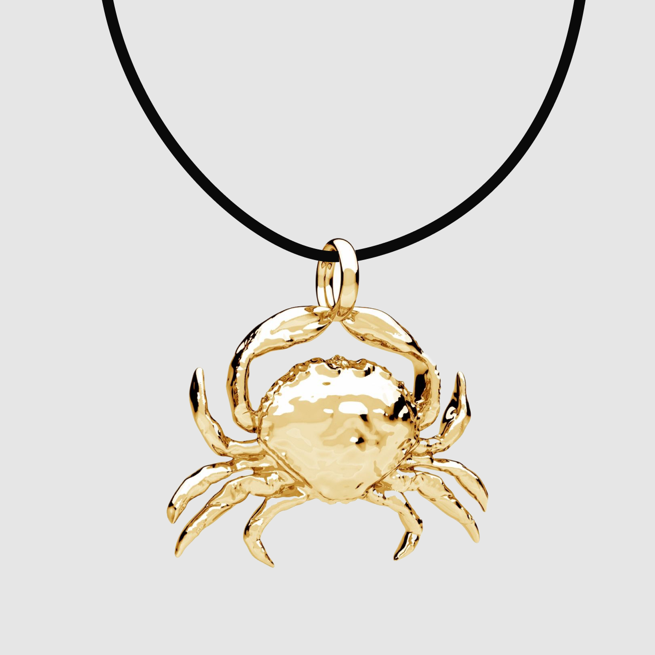 Cancer Pendant Gold