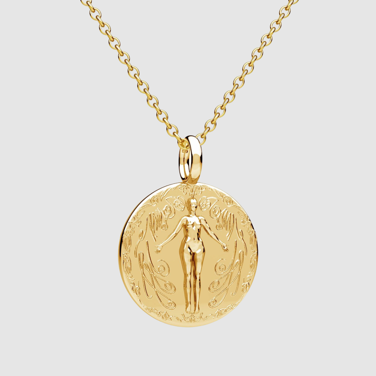 Virgo Pendant Gold