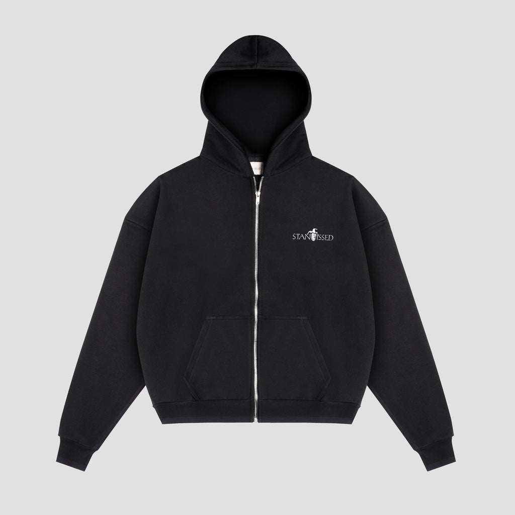 Stanissed Zip Hoodie Black