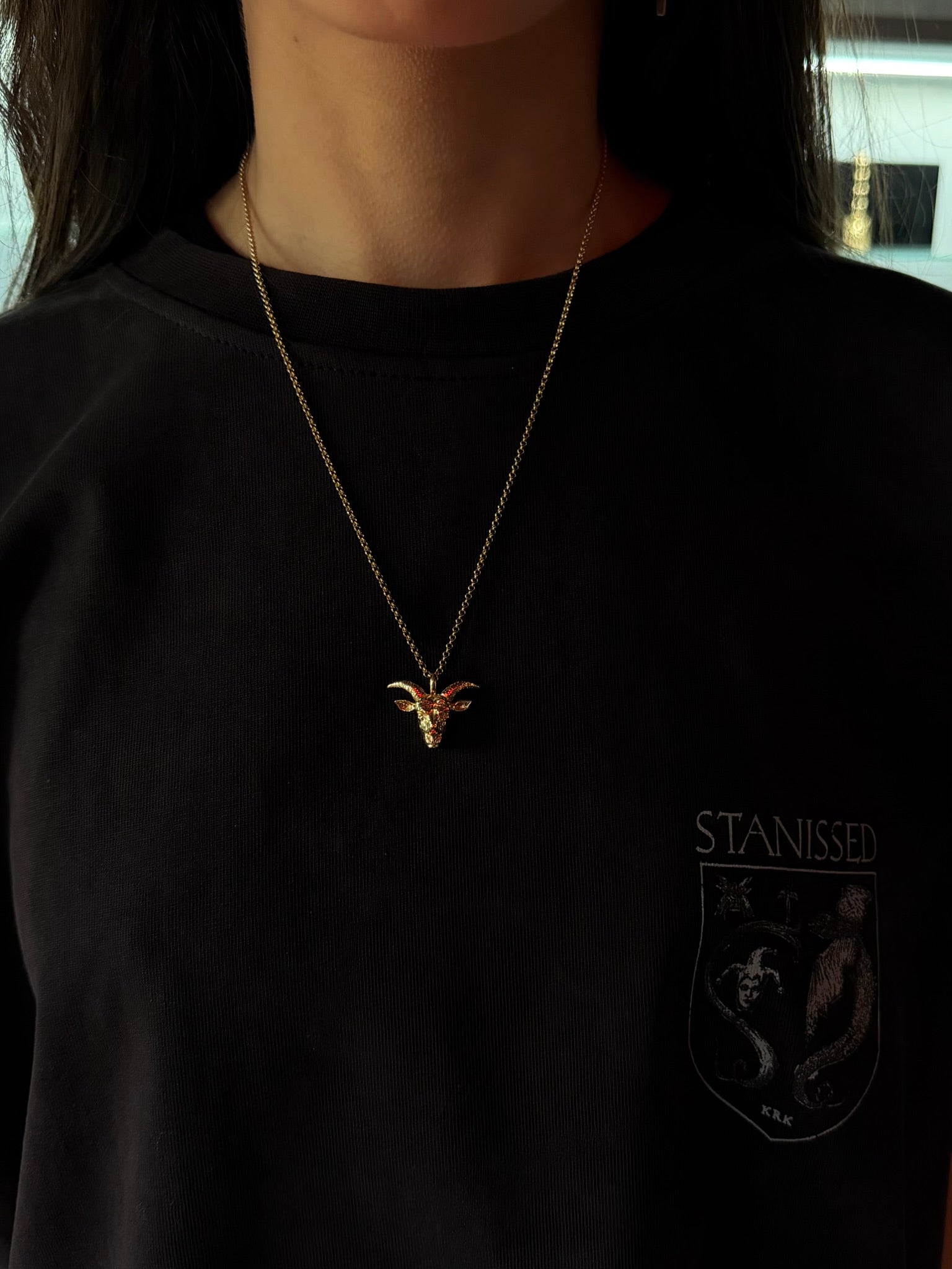 Capricorn Pendant Gold