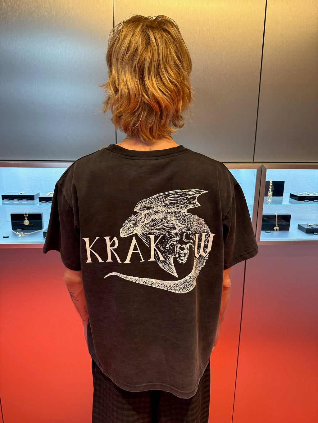 Wawel Dragon Tee Washed Black