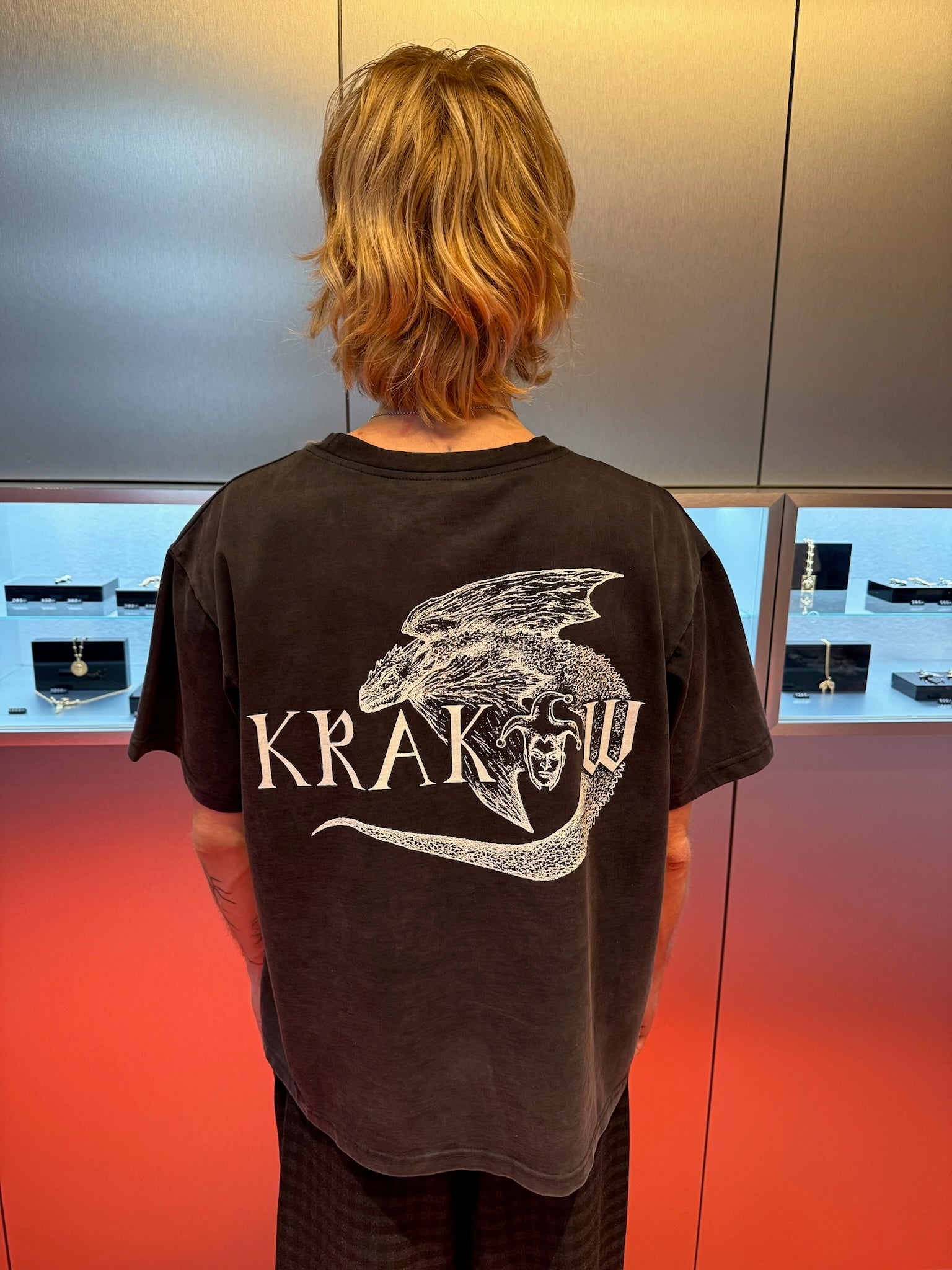 Wawel Dragon Tee Washed Black