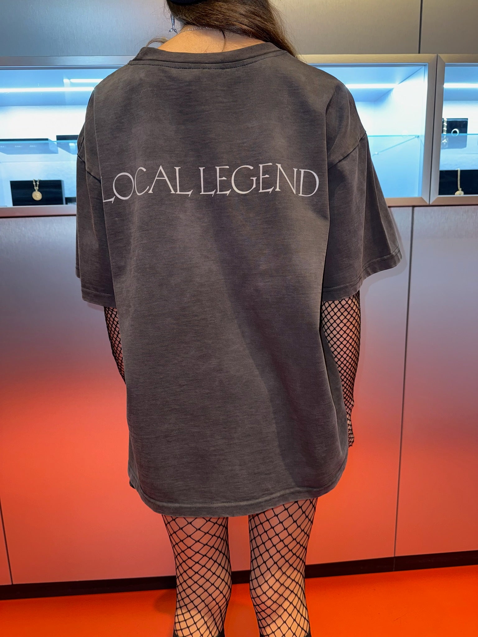 Local Legend Tee Washed Black
