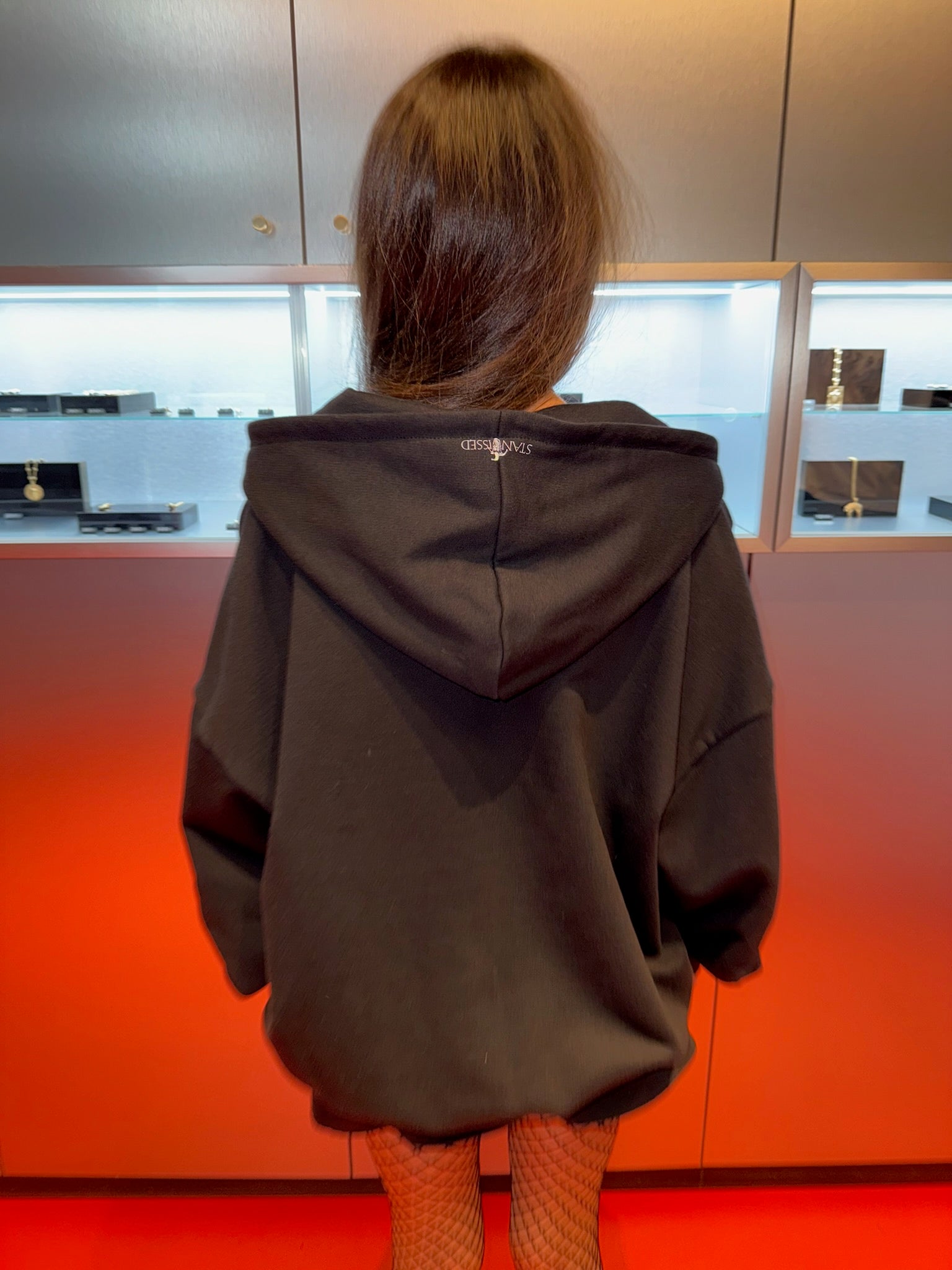 Krakow Zip Hoodie  Black