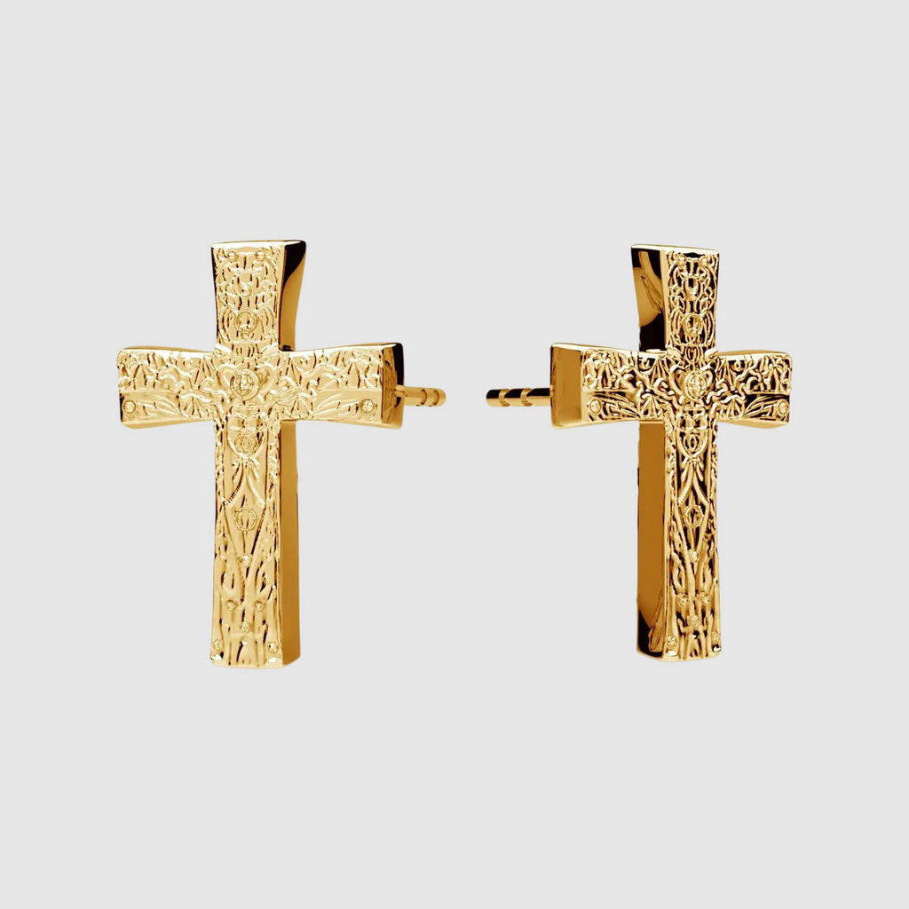 Crossed Pin Gold