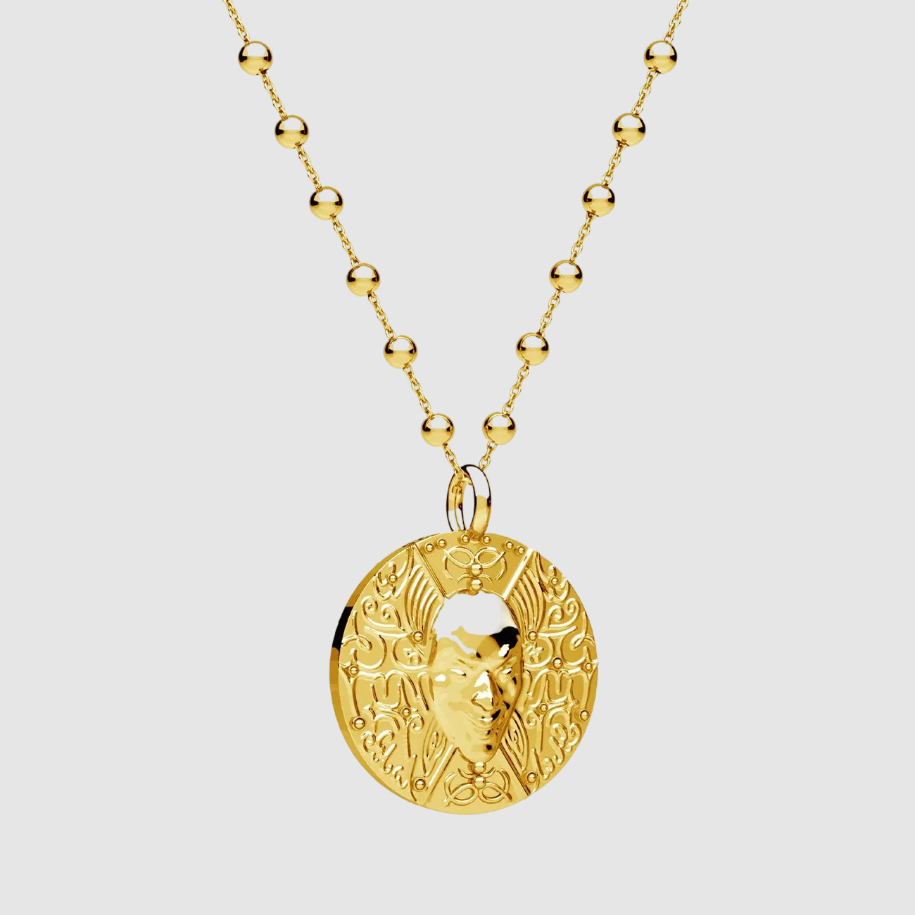 Medallion Pendant Gold
