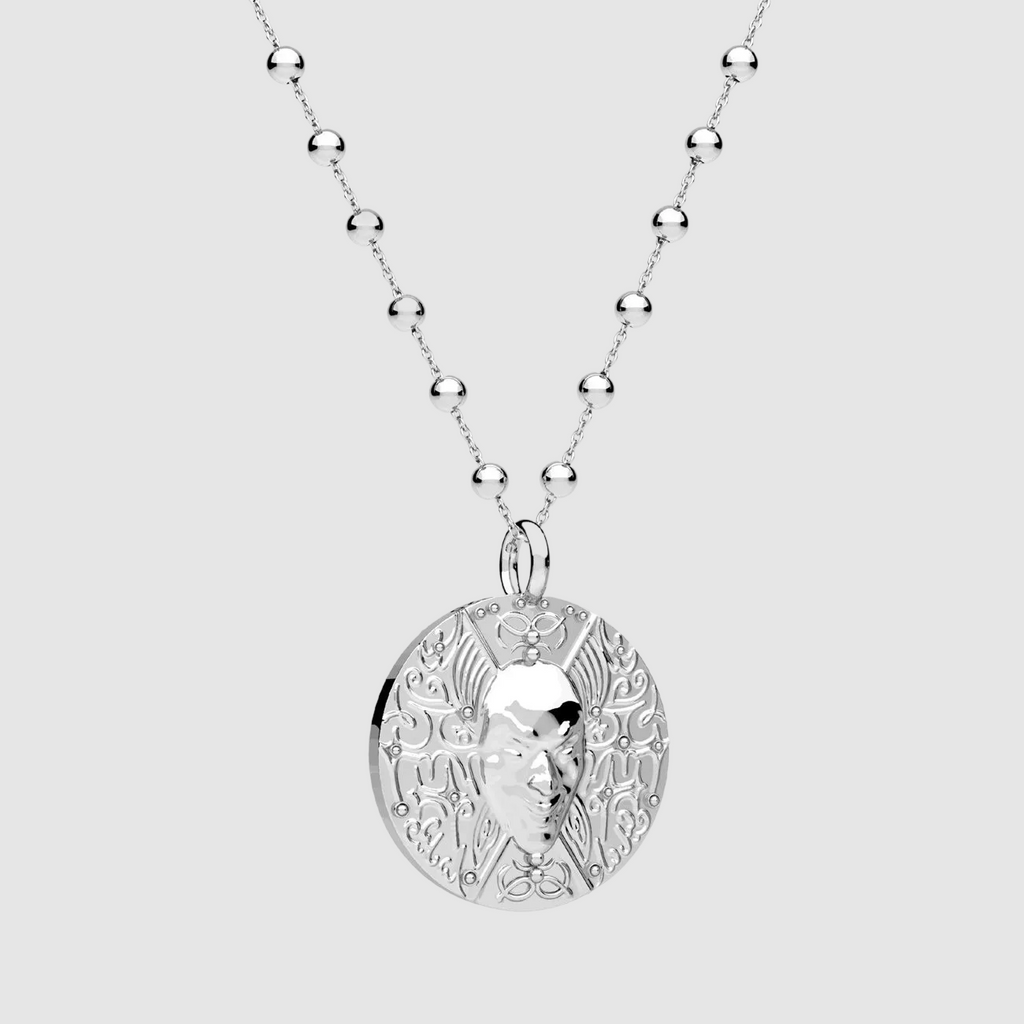 Medallion Pendant Silver