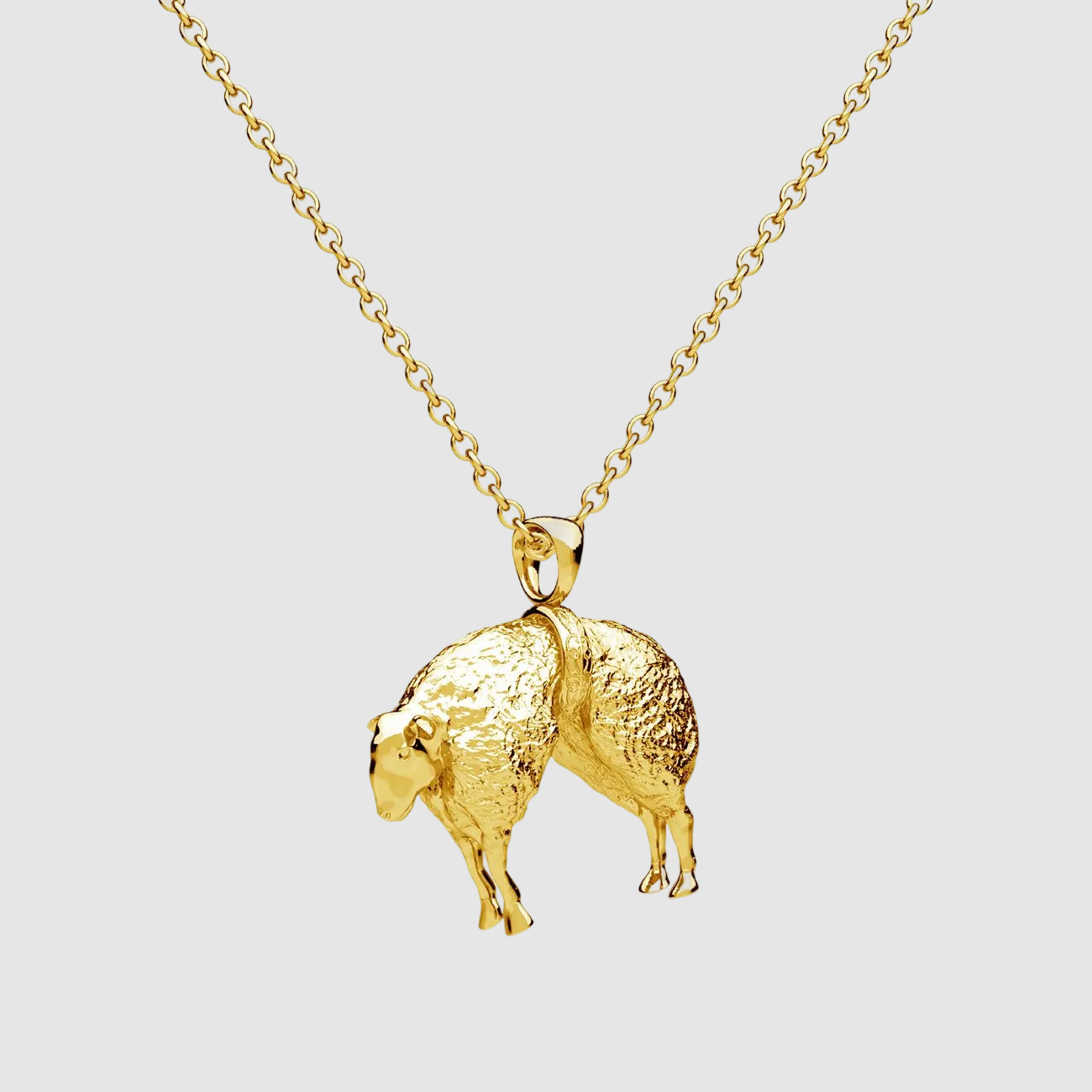 Cobbler's Sheep Pendant Gold