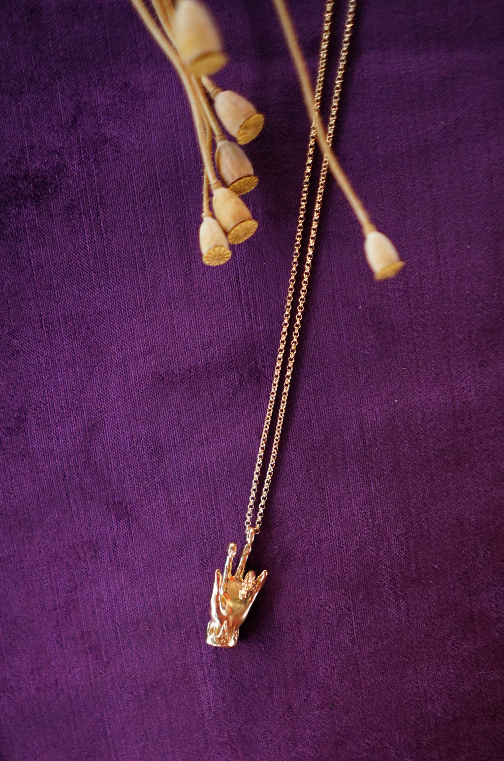 The Hand Of Legends Pendant Gold