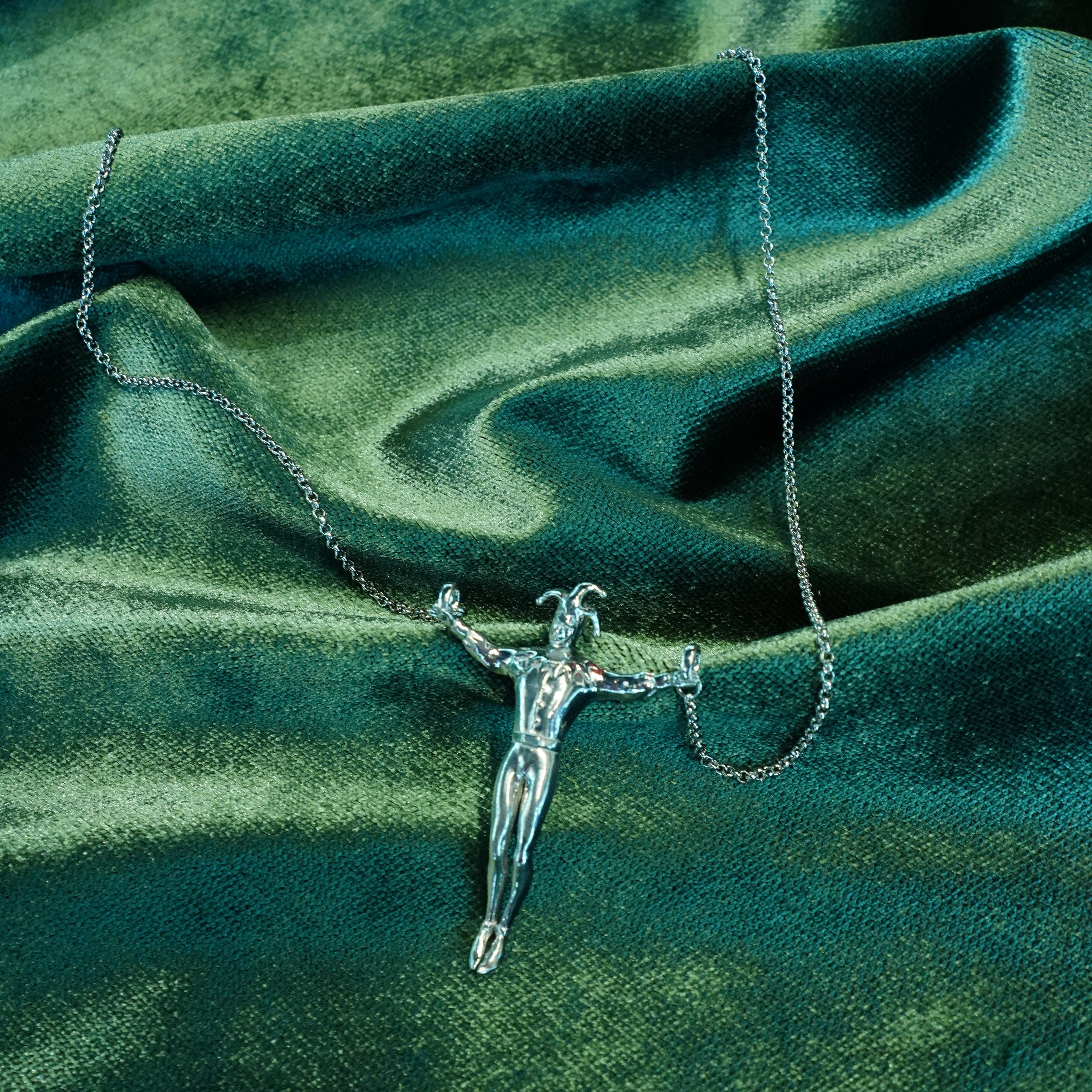 Slingshot Pendant Silver