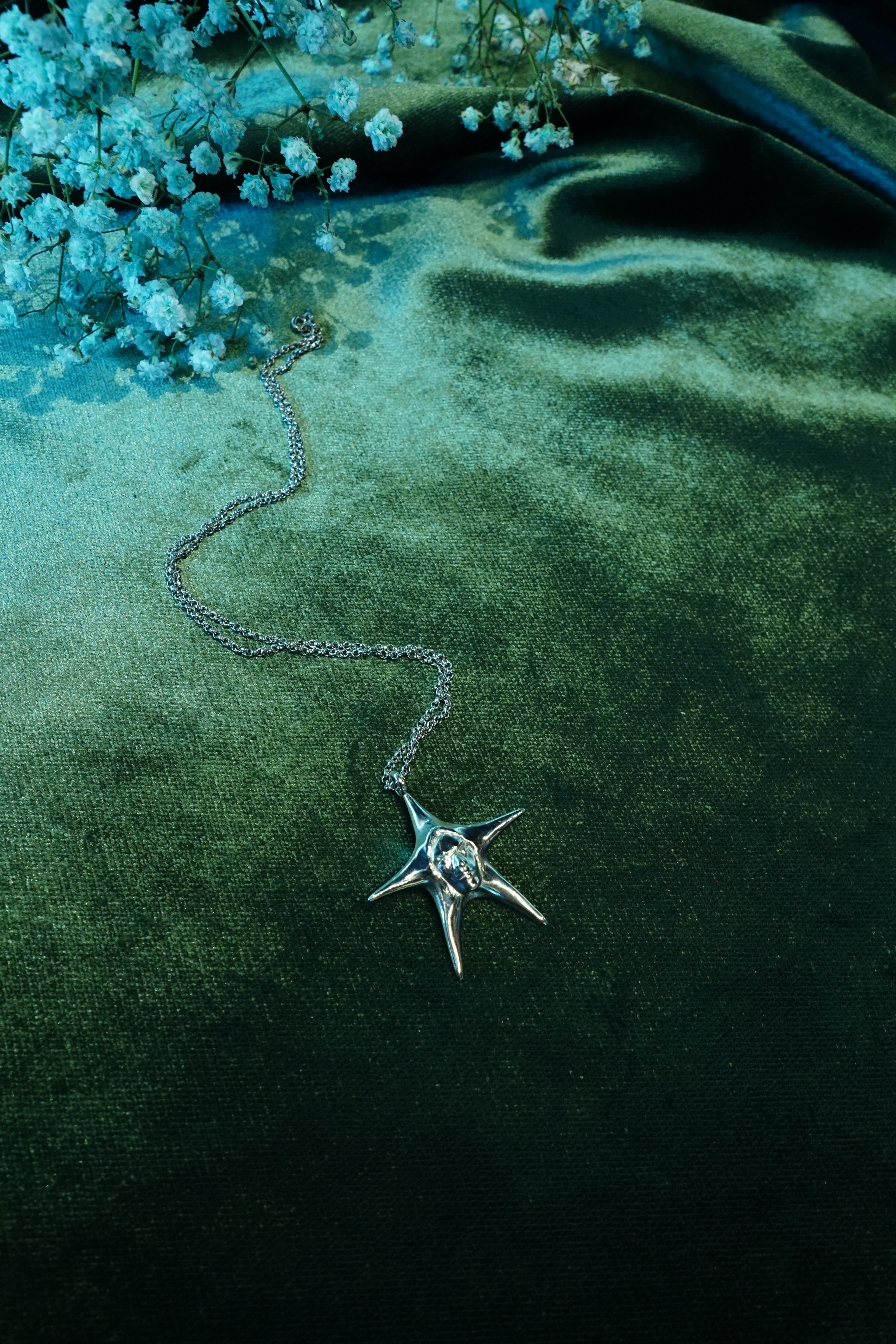 Jestar Big Pendant Silver