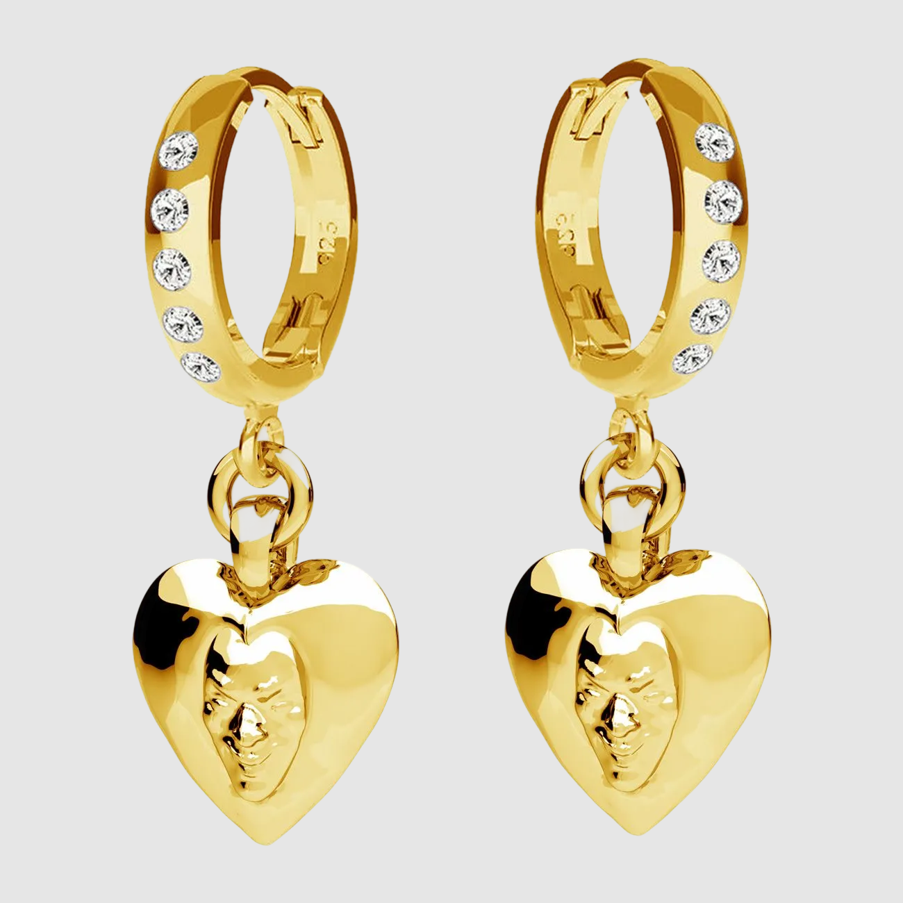 Heartfelt II Earring Gold