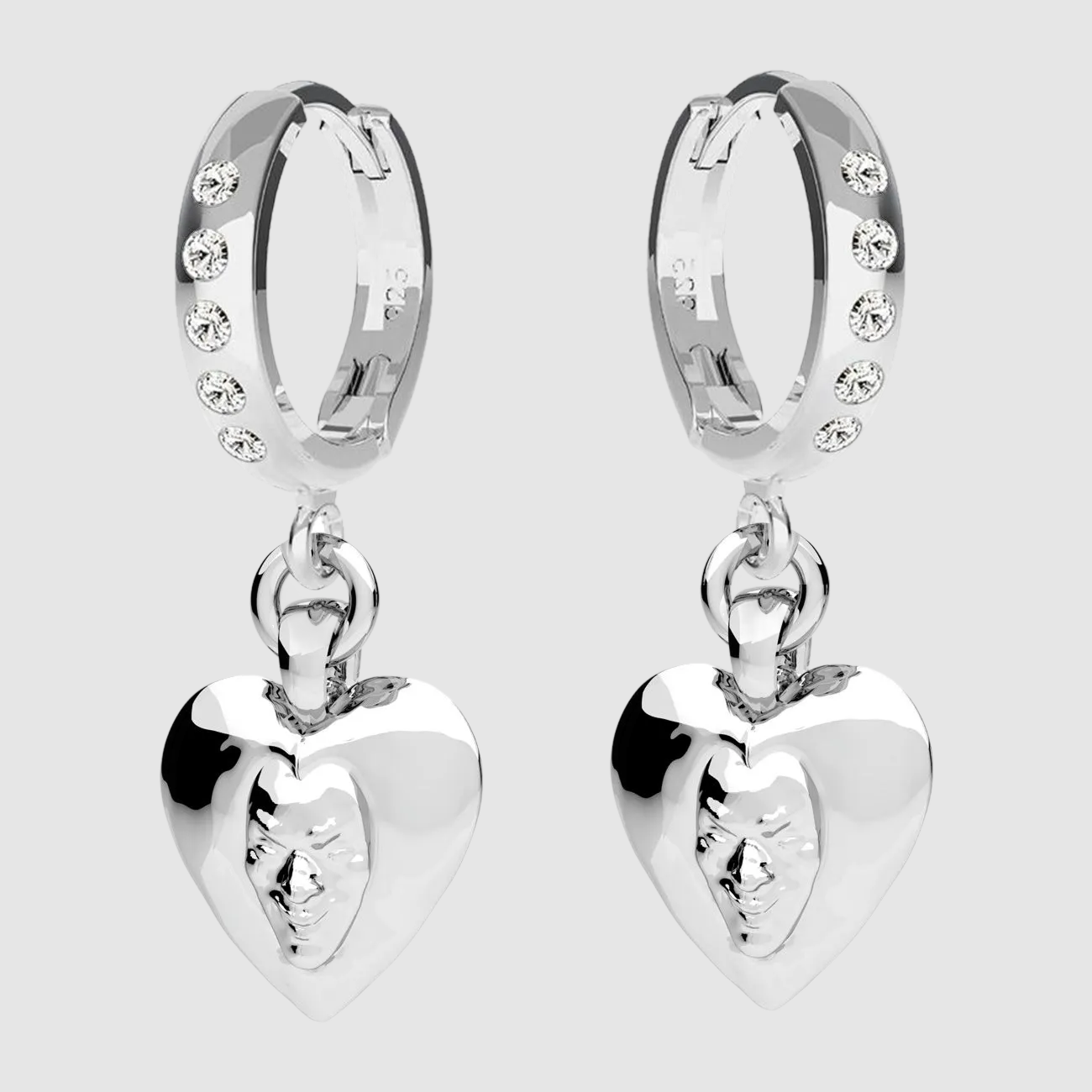 Heartfelt II Earring Silver