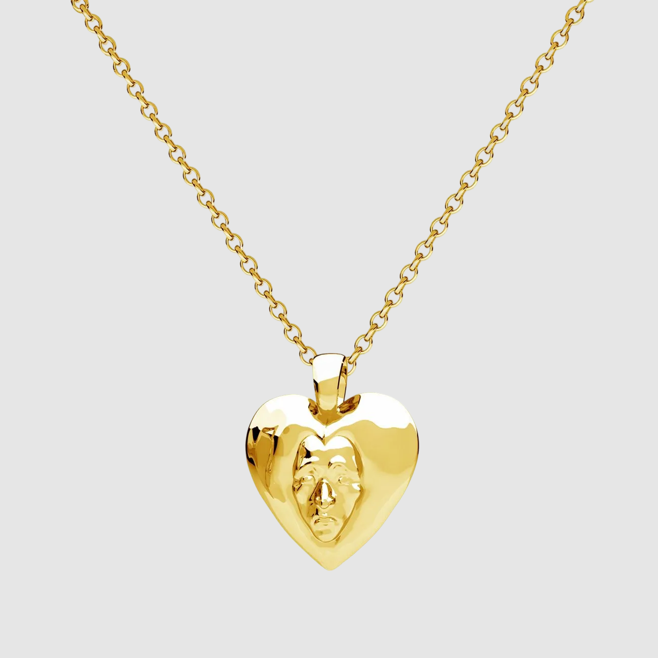 Heartfelt Big Pendant Gold