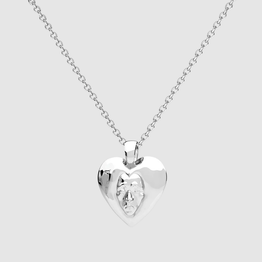 Heartfelt Big Pendant Silver