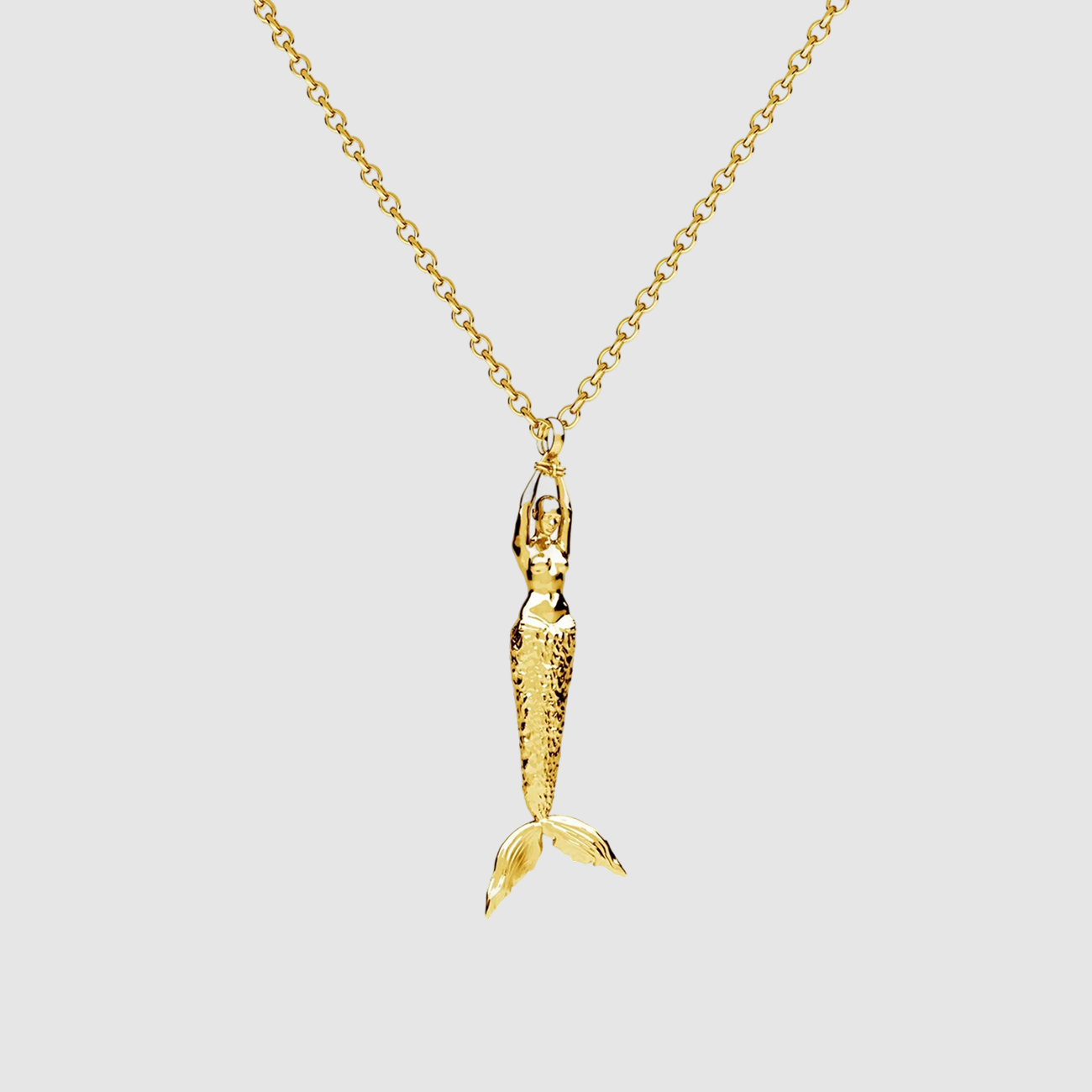 Mermaid Small Pendant Gold