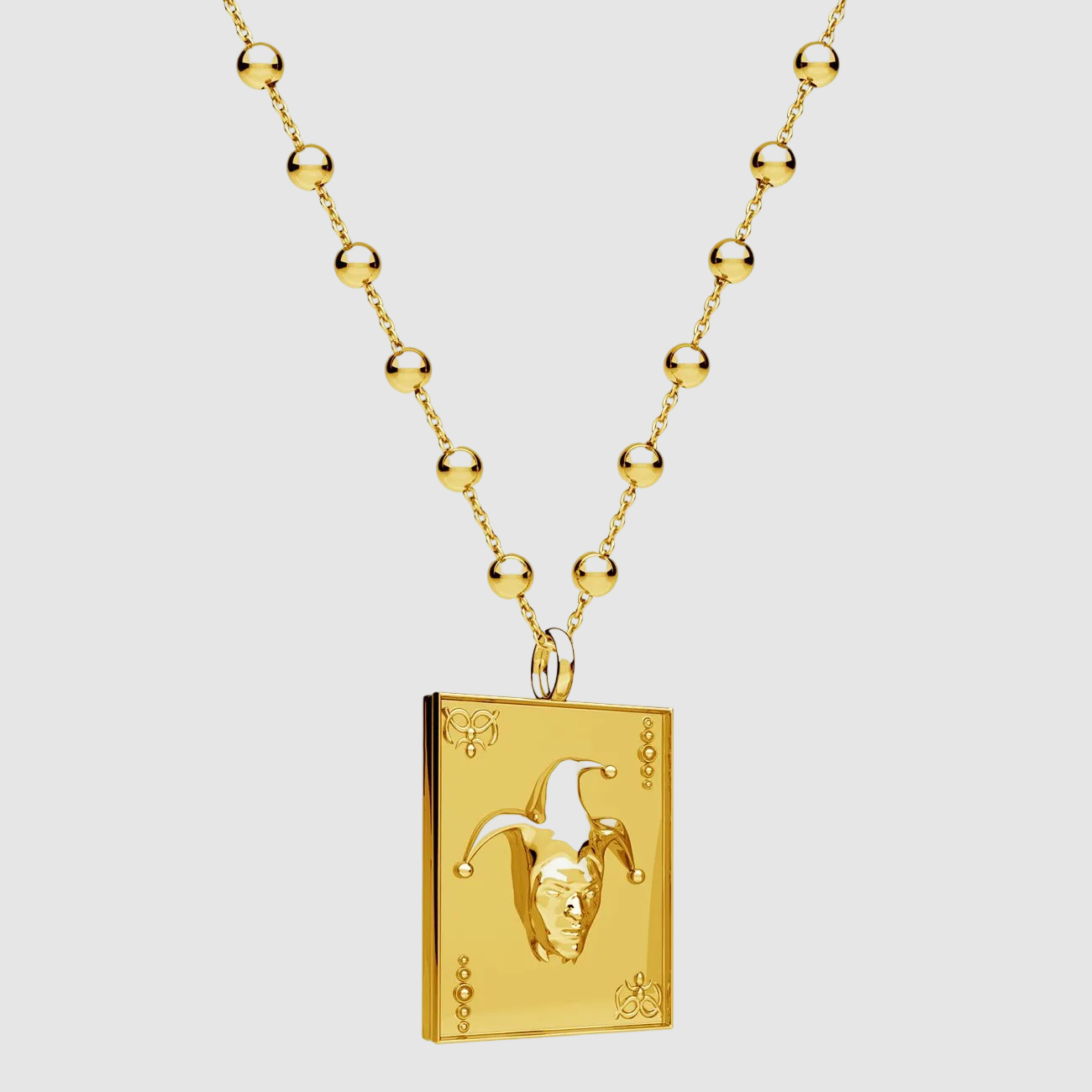 Stanissed Card Pendant Gold