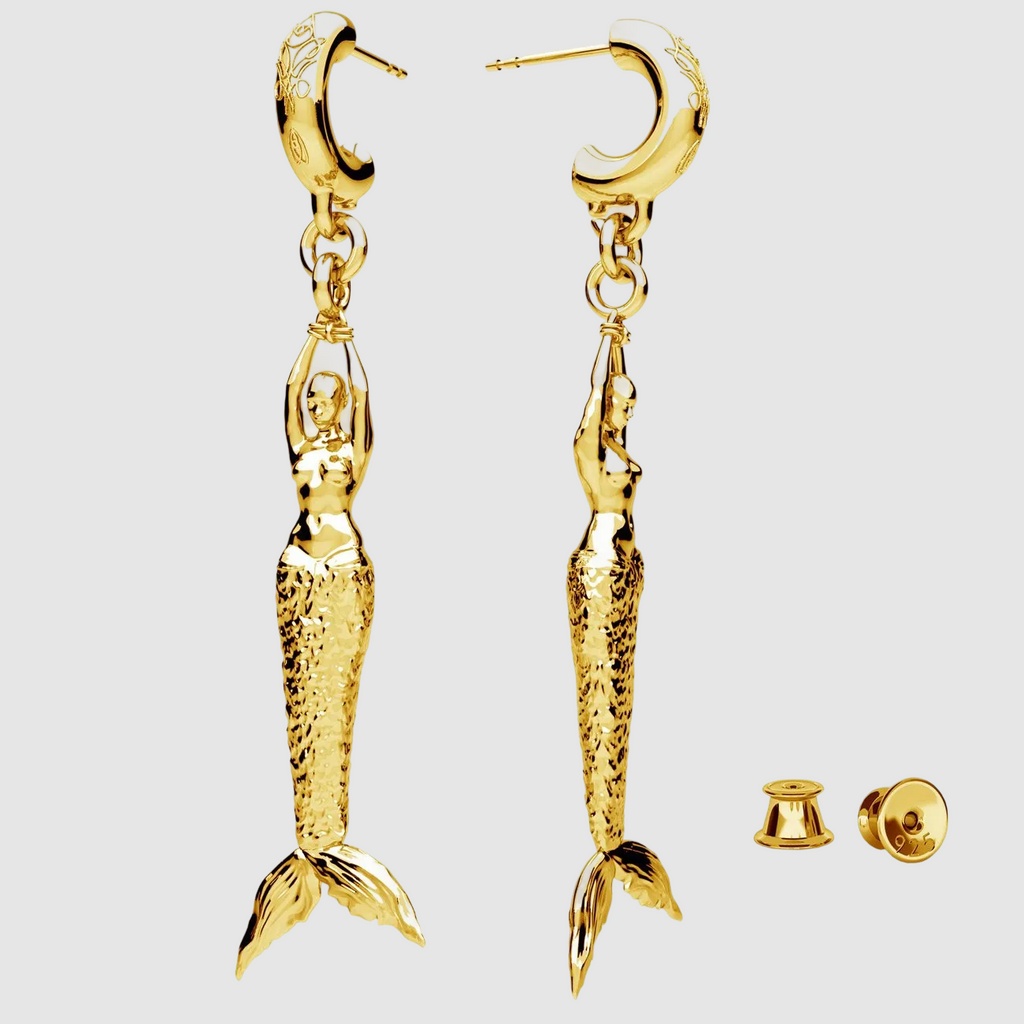 Mermaid Earring Gold